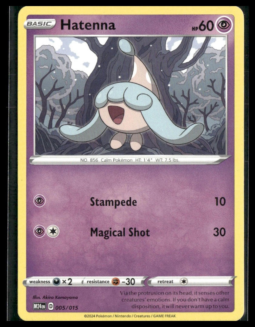 Hatenna #005/015 McDonald's Promos 2024 LP