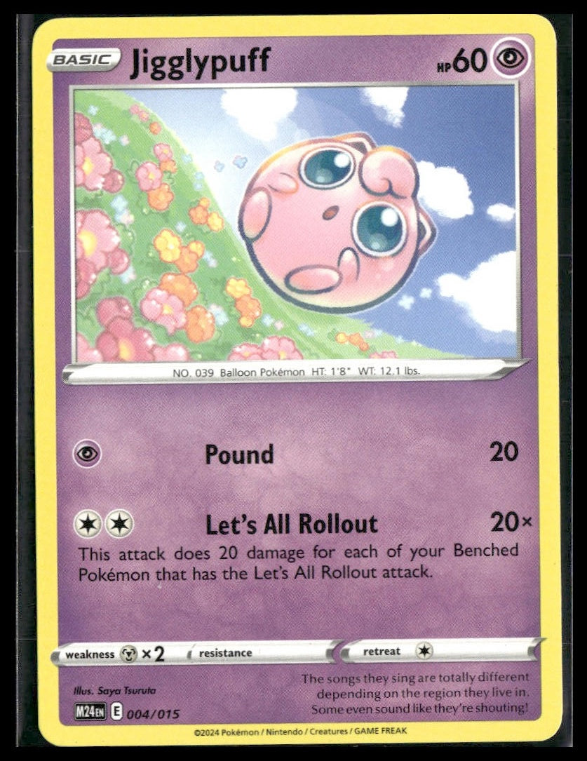 Jigglypuff #004/015 McDonald's Promos 2024 LP