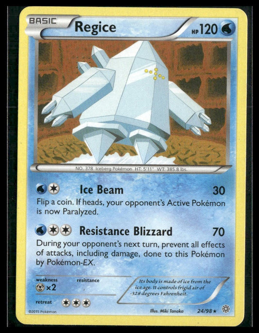 Regice #24/98 XY - Ancient Origins MP
