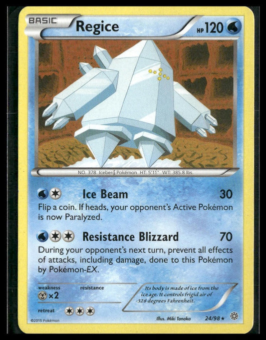 Regice #24/98 XY - Ancient Origins MP