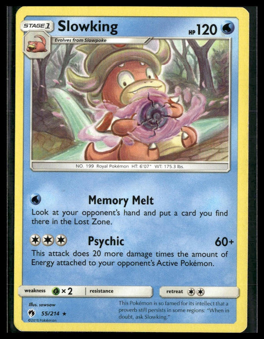 Slowking #55/214 sowsow SM - Lost Thunder MP