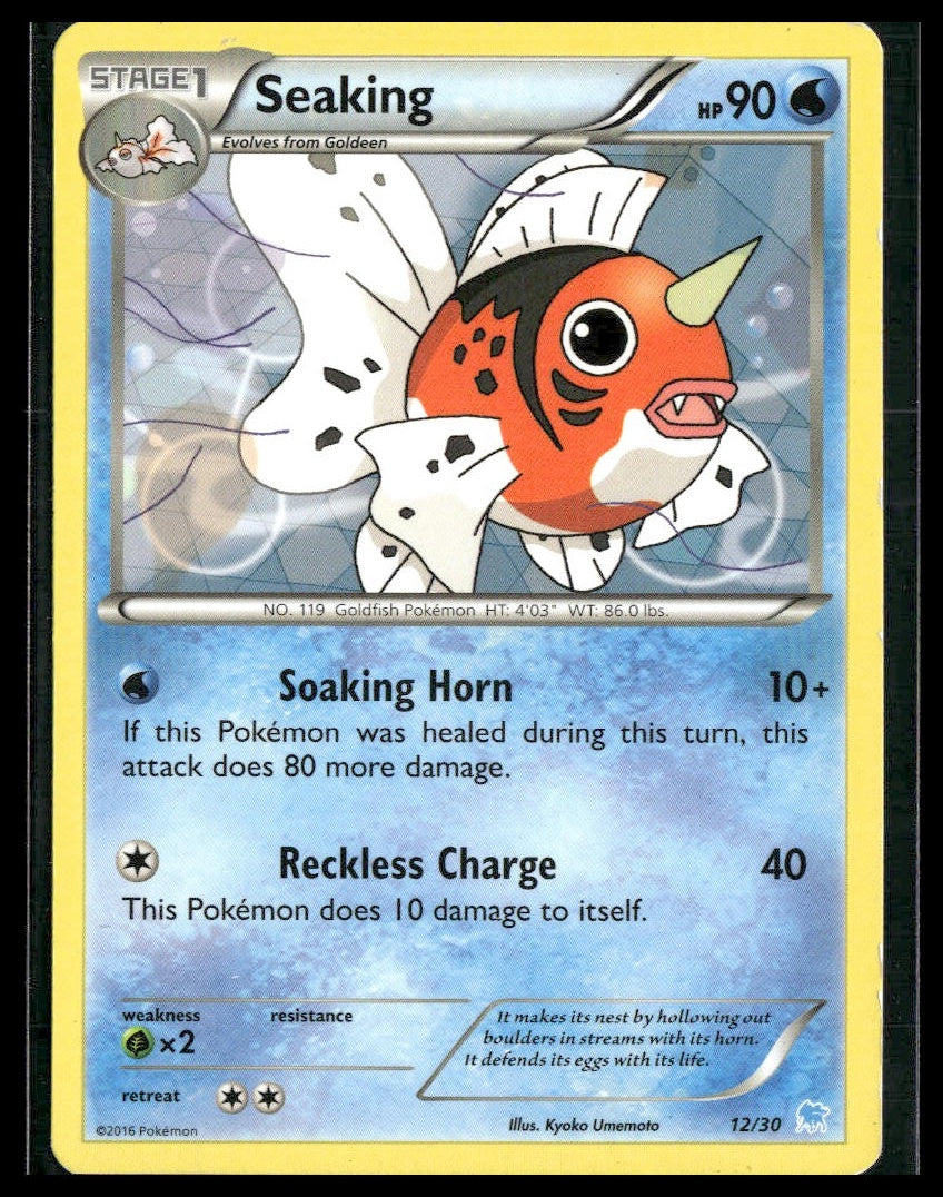 Seaking #12/30 XY Trainer Kit: Pikachu Libre & Suicune MP