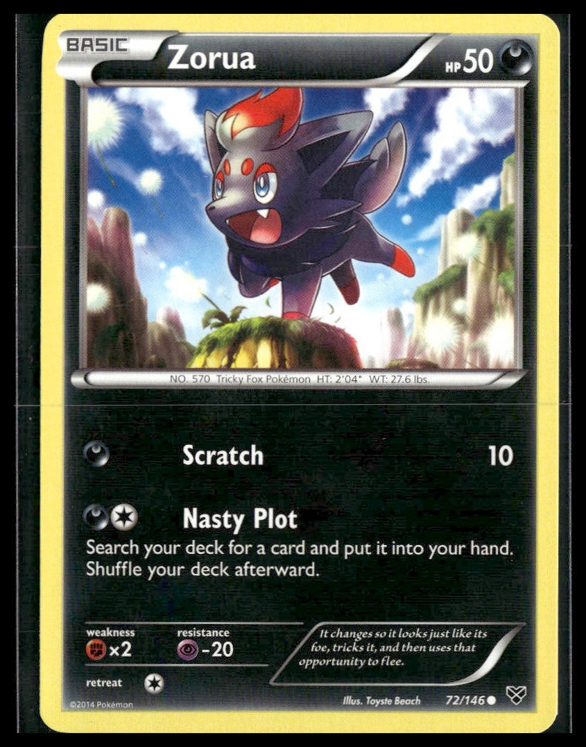 Zorua #72/146 XY Base Set NM