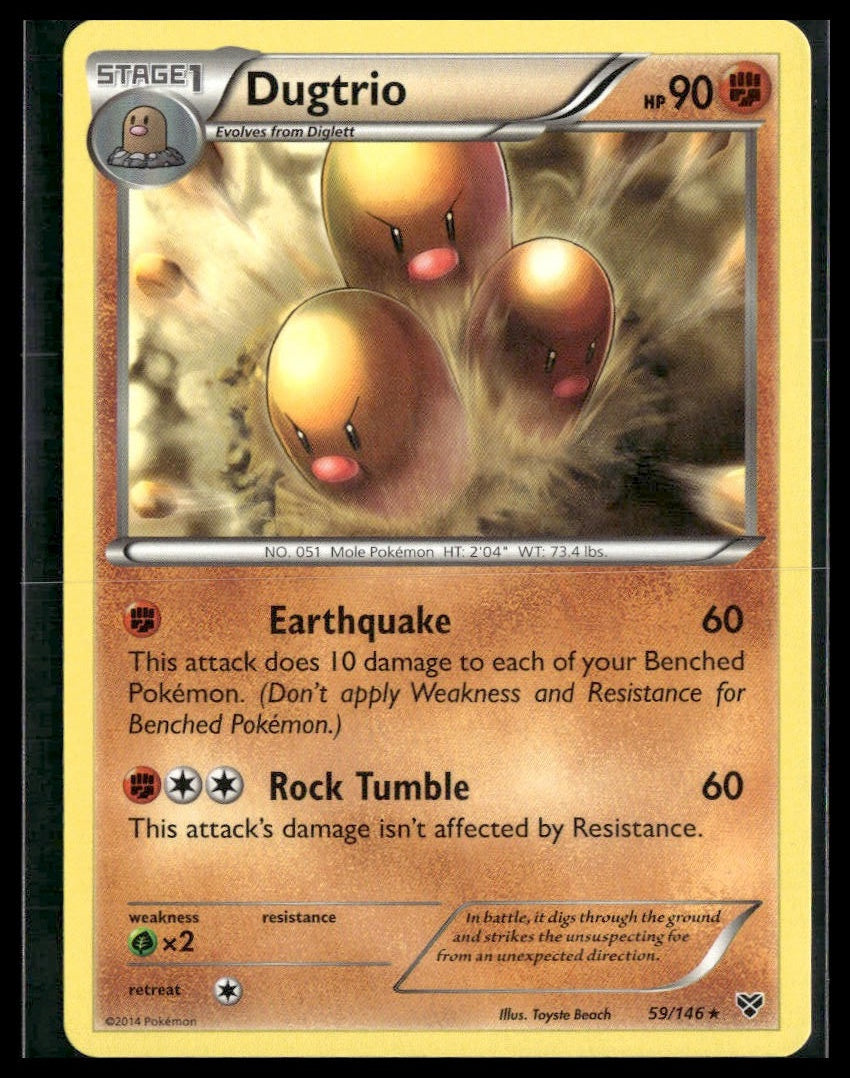 Dugtrio #59/146 XY Base Set NM