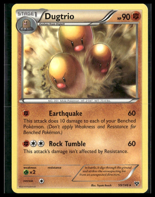 Dugtrio #59/146 XY Base Set NM