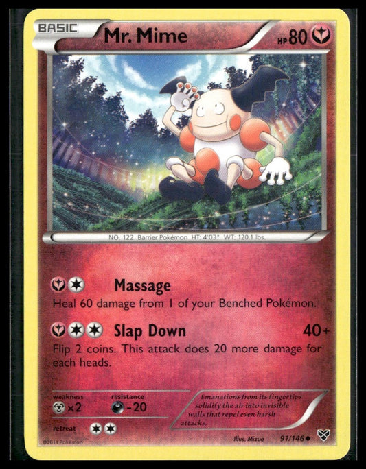 Mr. Mime #91/146 XY Base Set VLP