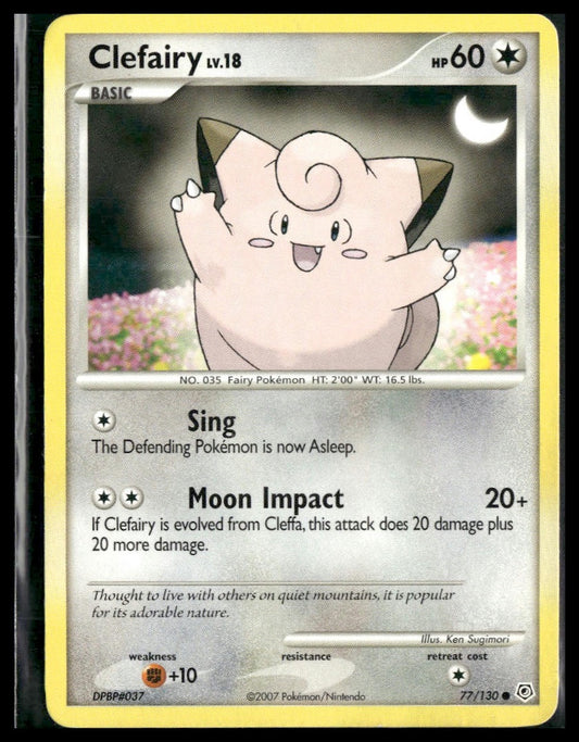 Clefairy #77/130 Diamond and Pearl HP