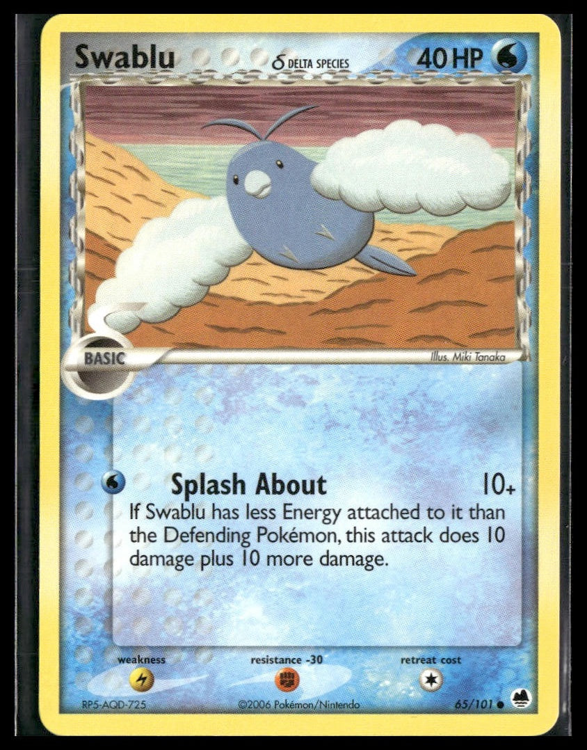 Swablu (Delta Species) #65/101 Dragon Frontiers VLP