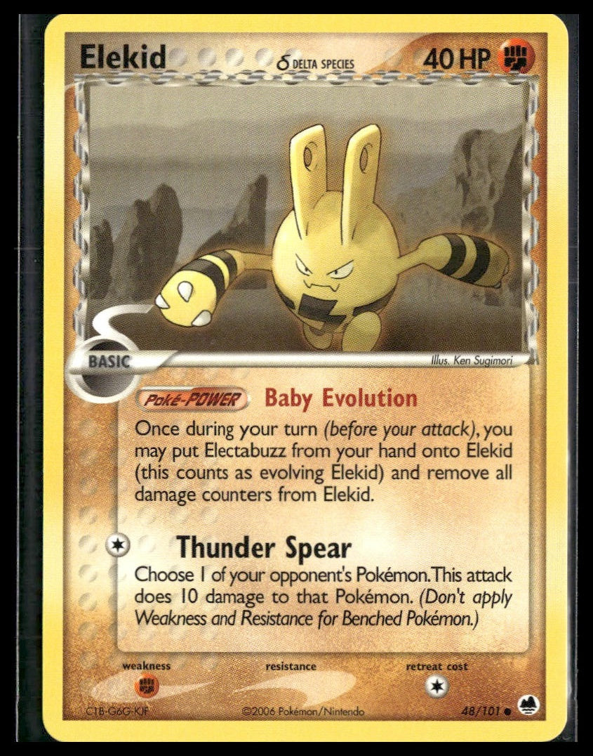 Elekid (Delta Species) #48/101 Dragon Frontiers VLP