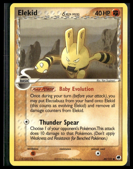 Elekid (Delta Species) #48/101 Dragon Frontiers VLP