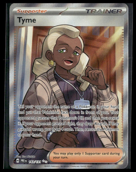 Tyme #143/131 Prismatic Evolutions NM