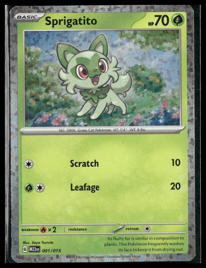 Sprigatito #001/015 McDonald's Promos 2023 LP