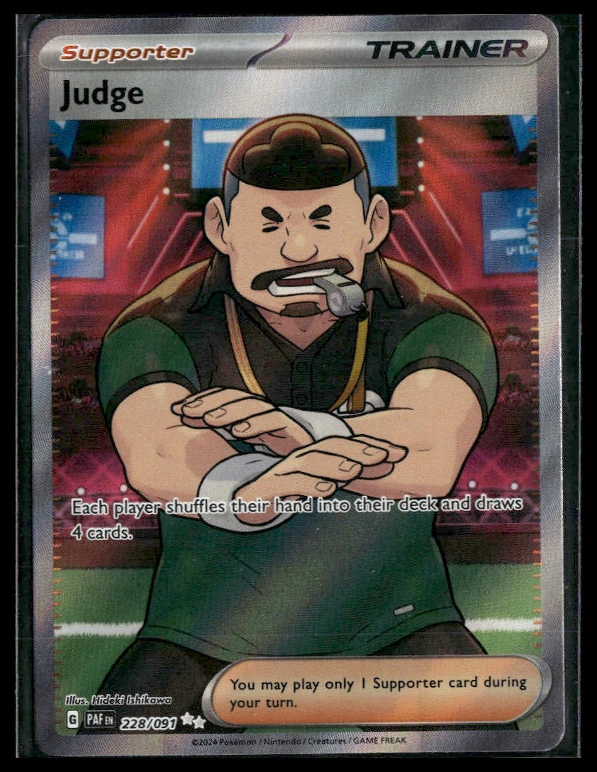 Judge #228/091 Paldean Fates NM