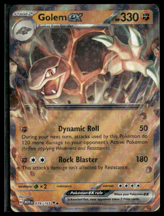 Golem ex #076/165 Scarlet & Violet 151 NM