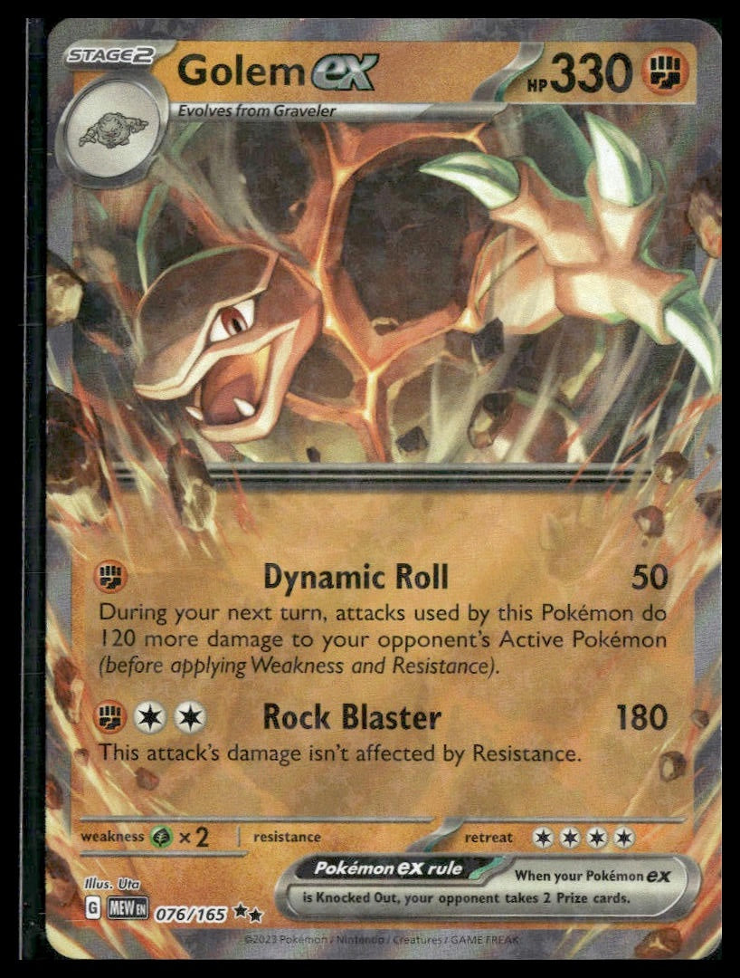 Golem ex #076/165 Scarlet & Violet 151 NM