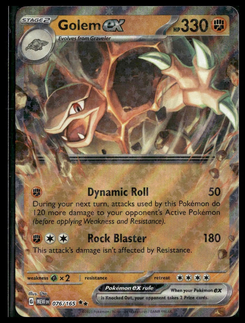 Golem ex #076/165 Scarlet & Violet 151 NM