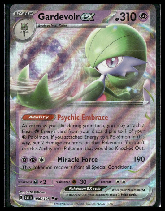 Gardevoir ex #086/198 Scarlet & Violet Base Set NM