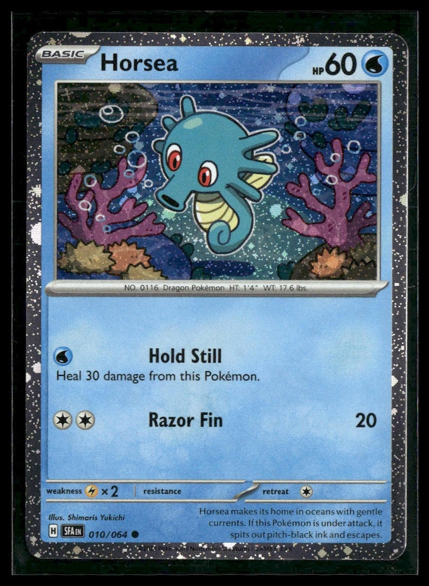 Horsea #010/064 Cosmos Holo Shrouded Fable NM