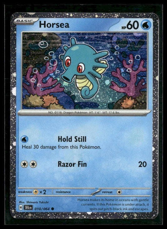 Horsea #010/064 Cosmos Holo Shrouded Fable NM