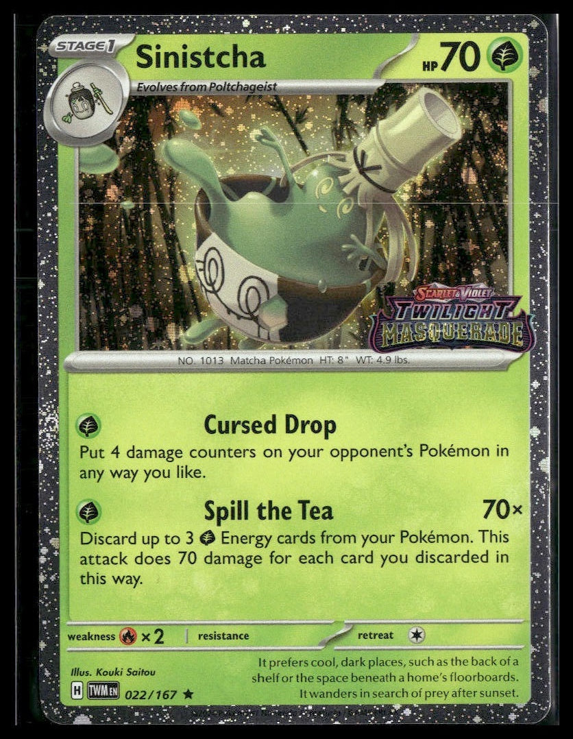 Sinistcha #022/167 Cosmos Holo STAMP Twilight Masquerade Promo VLP