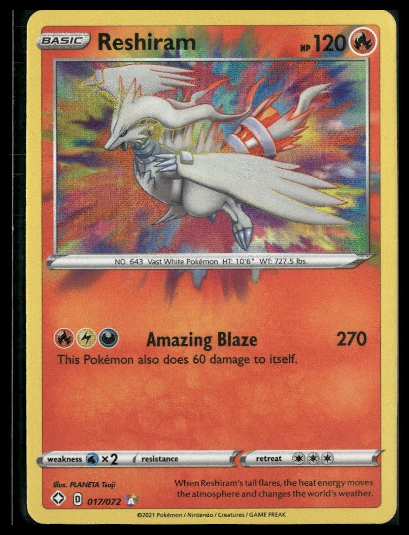 Reshiram #017/072 Shining Fates VLP