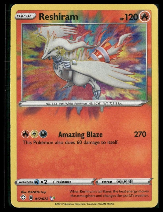 Reshiram #017/072 Shining Fates VLP