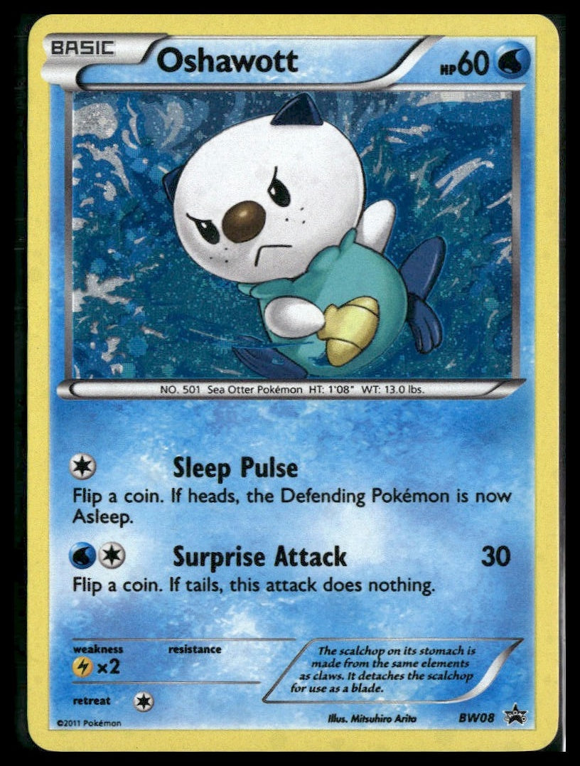 Oshawott #BW08 Black and White Promos LP