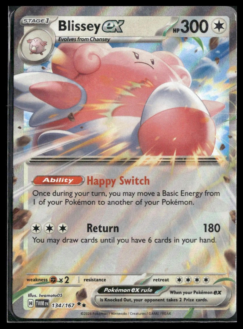 Blissey ex #134/167 Twilight Masquerade NM