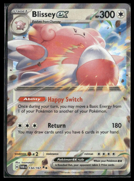Blissey ex #134/167 Twilight Masquerade NM