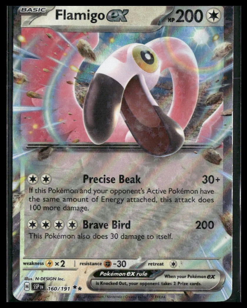 Flamigo ex #160/191 Surging Sparks NM