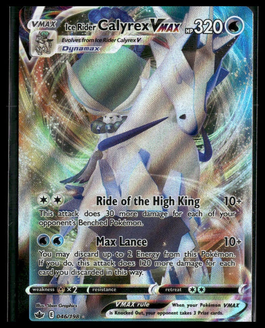 Ice Rider Calyrex VMAX #046/198 Chilling Reign NM
