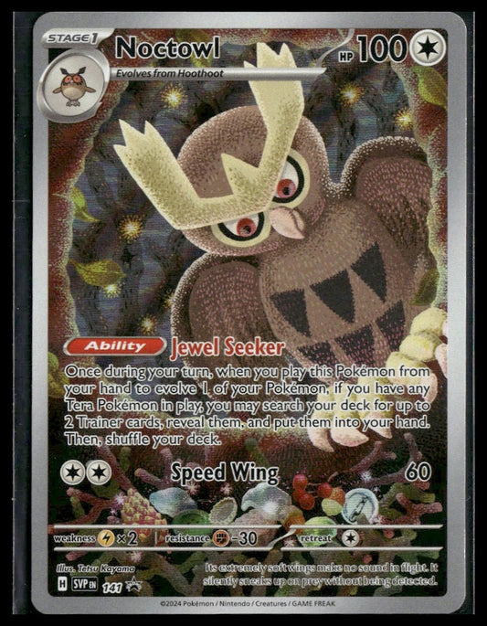 Noctowl #141 Stellar Crown ETB Promo NM
