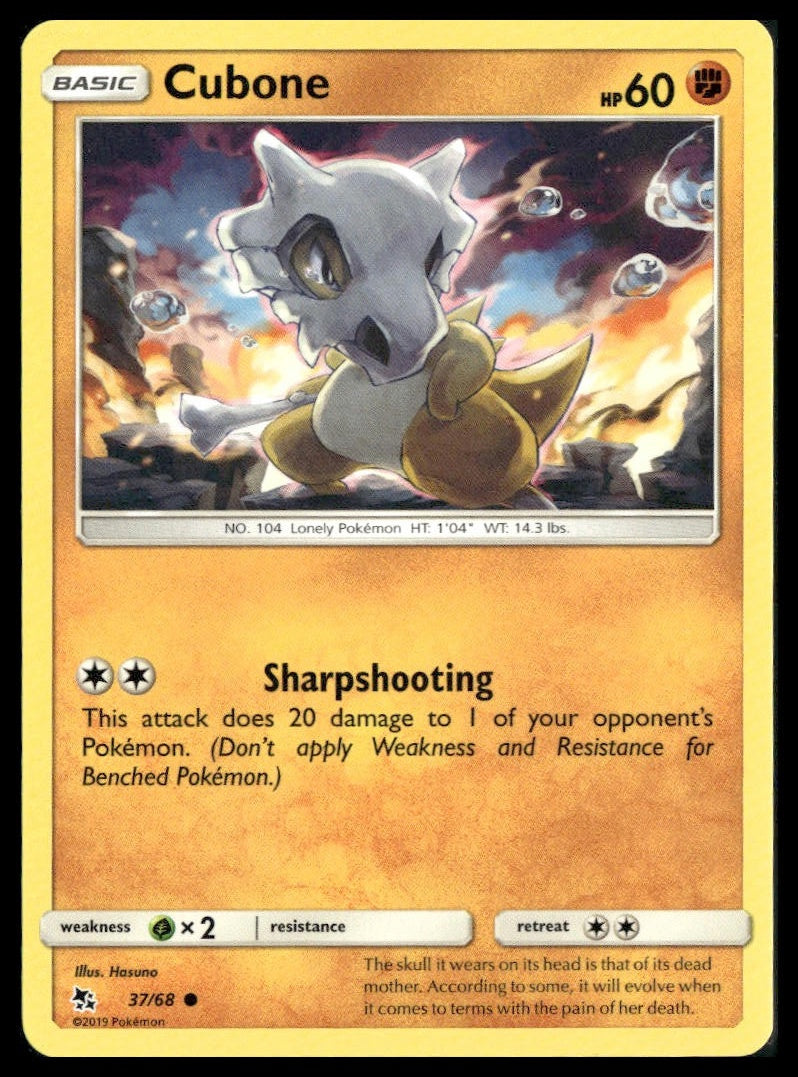 Cubone #37/68 Hidden Fates LP