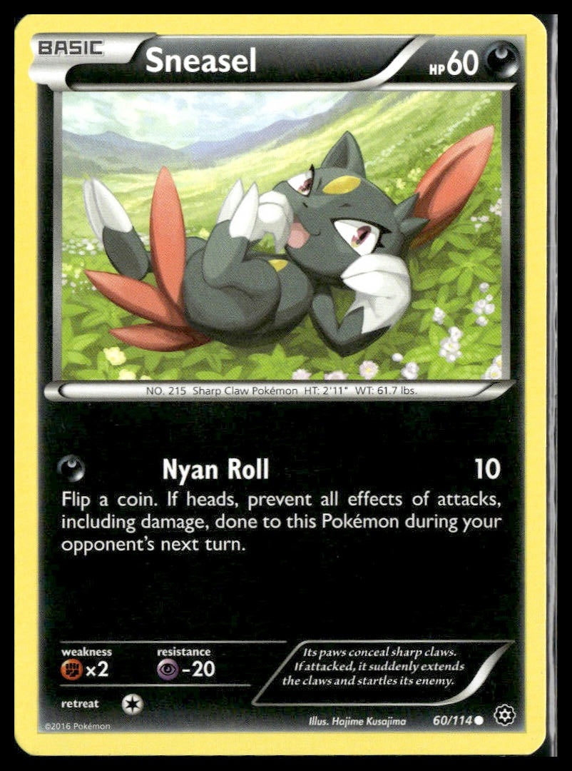 Sneasel #60/114 XY - Steam Siege LP