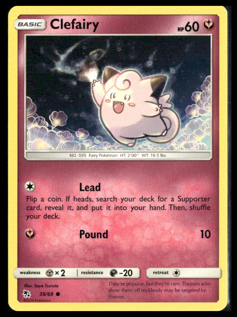 Clefairy #38/68 Hidden Fates LP