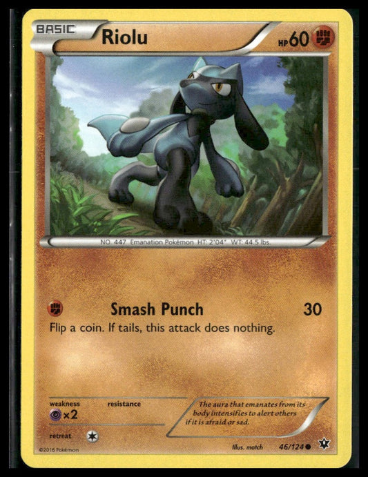 Riolu #46/124 XY - Fates Collide LP