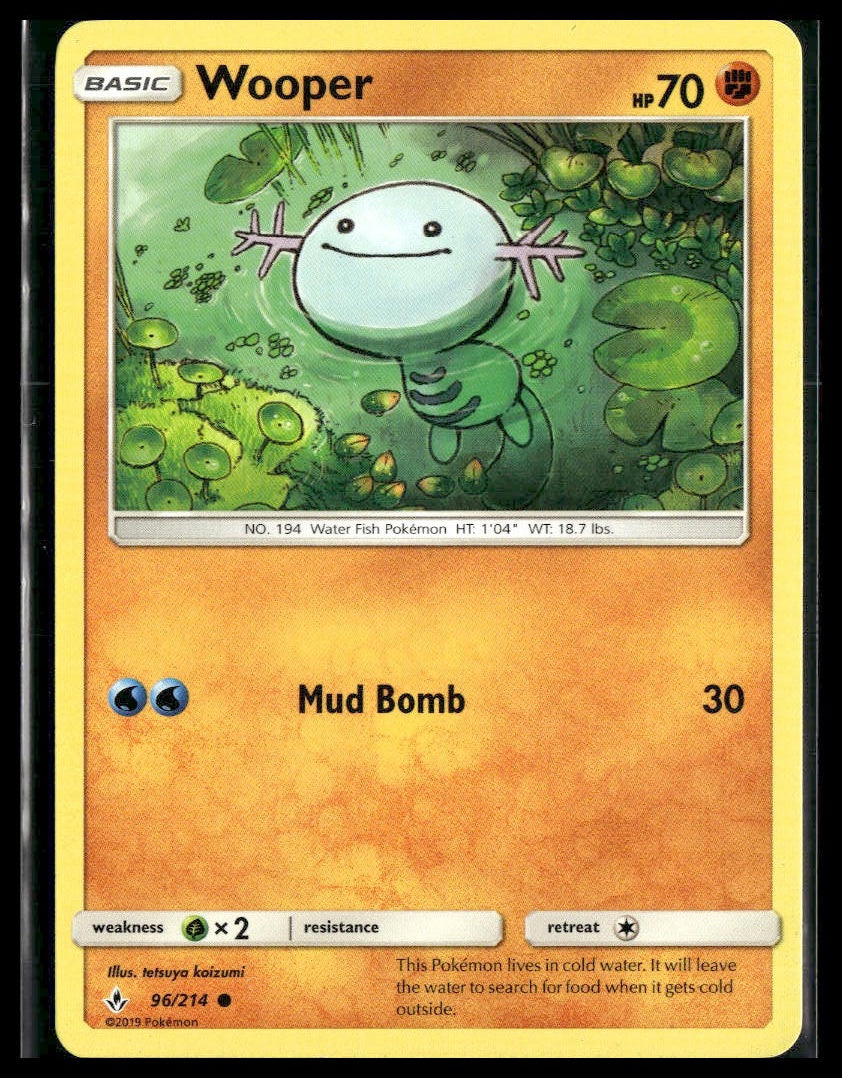 Wooper #96/214 SM - Unbroken Bonds LP