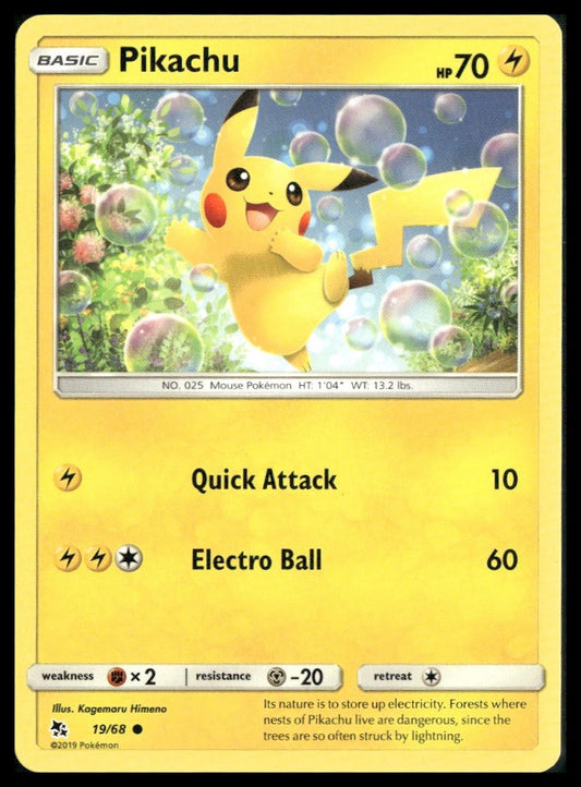 Pikachu #19/68 Hidden Fates LP
