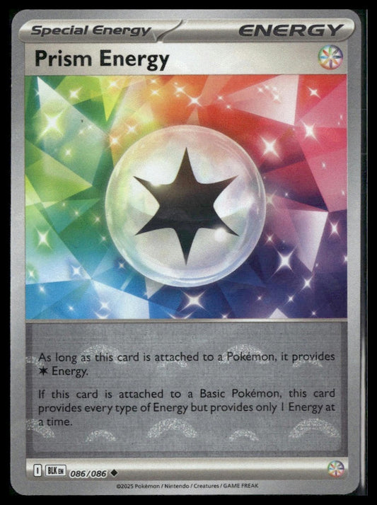 Prism Energy (Poke Ball) #086/086 Black Bolt NM