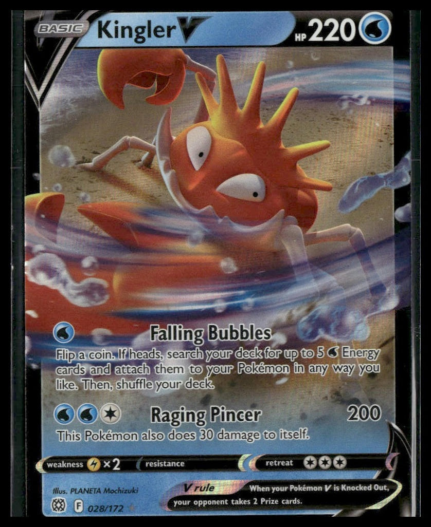 Kingler V #028/172 Brilliant Stars VLP