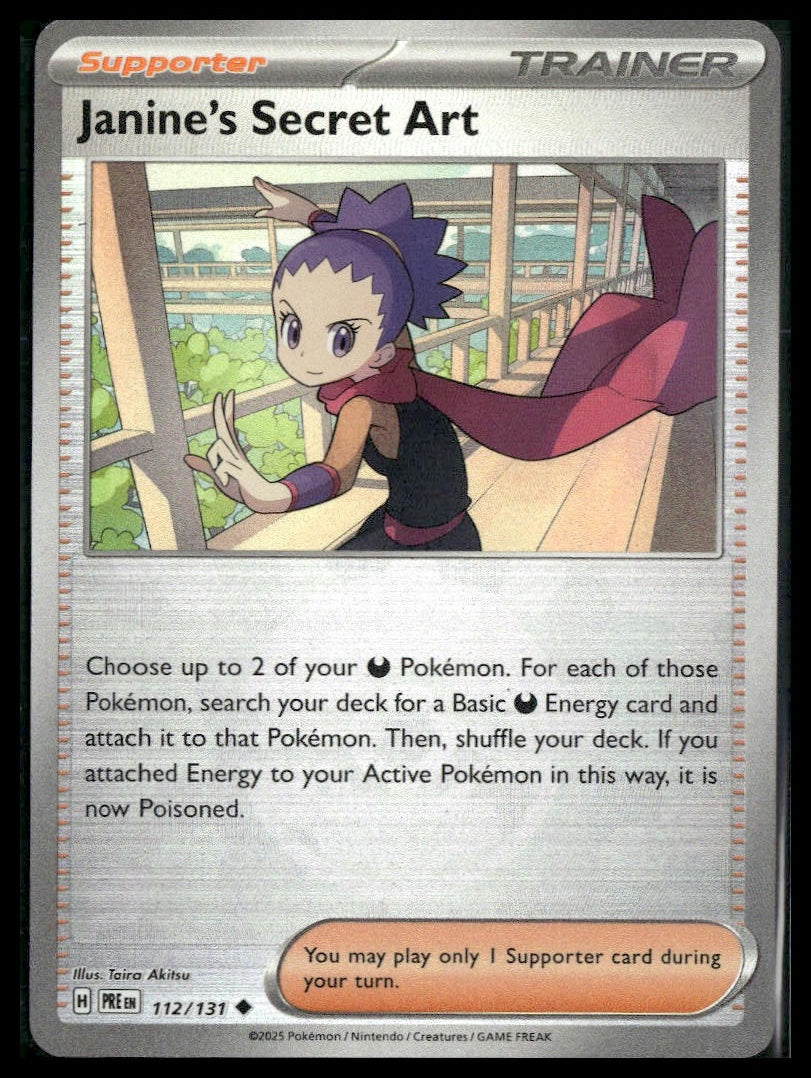Janine's Secret Art (Poke Ball) #112/131 Prismatic Evolutions NM