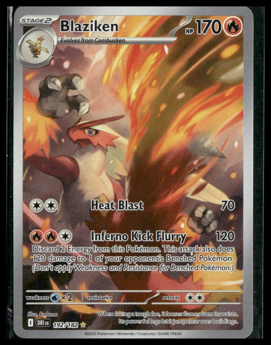 Blaziken #192/182 Destined Rivals NM