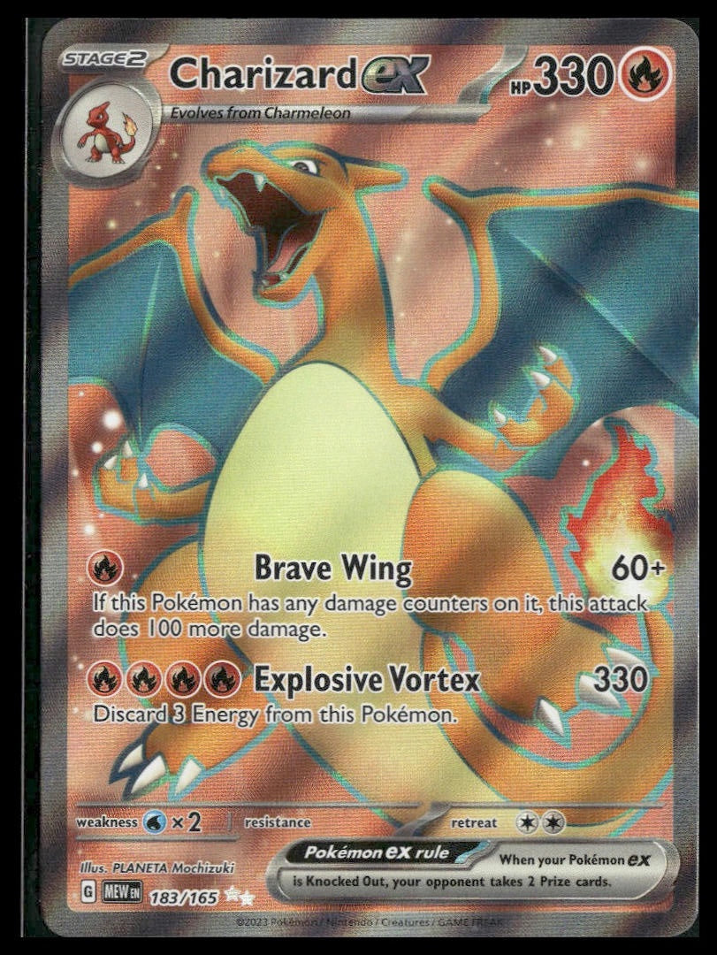 Charizard ex #183/165 Scarlet & Violet 151 NM