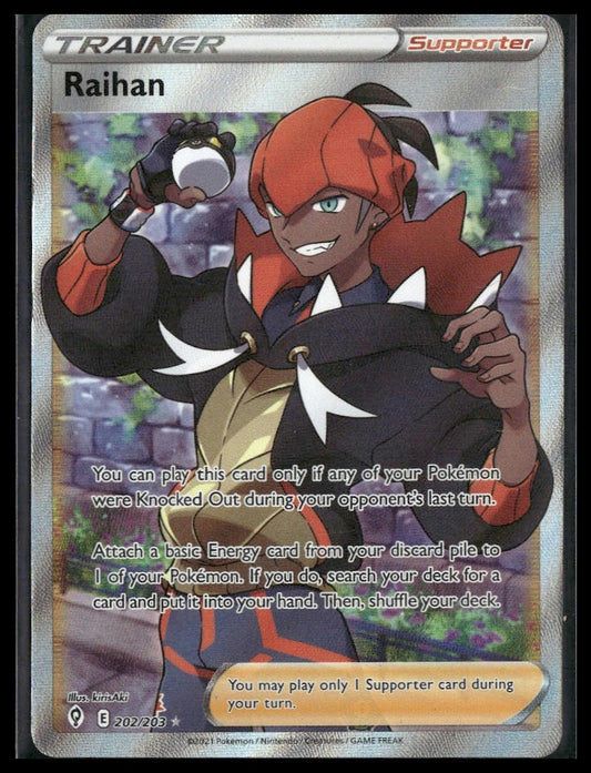 Raihan (Full Art) #202/203 Evolving Skies LP