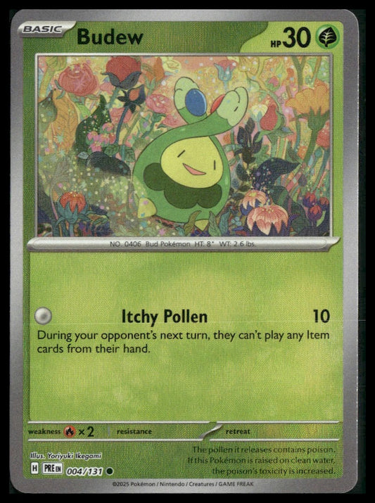 Budew (Master Ball) #004/131 Prismatic Evolutions NM