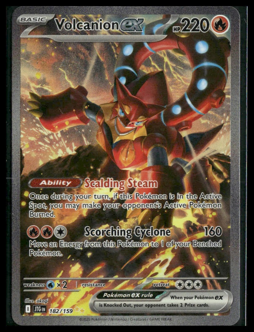 Volcanion ex #182/159 Journey Together NM