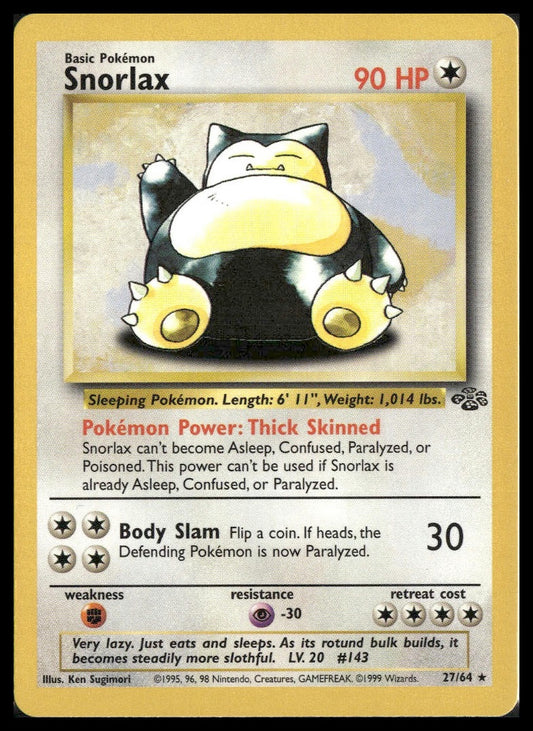 Snorlax #27/64 Jungle LP