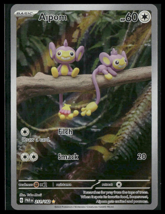 Aipom #211/182 Paradox Rift NM