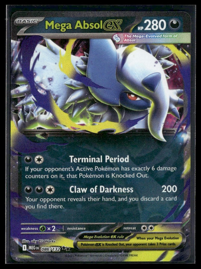 Mega Absol ex #086/132 Mega Evolution NM