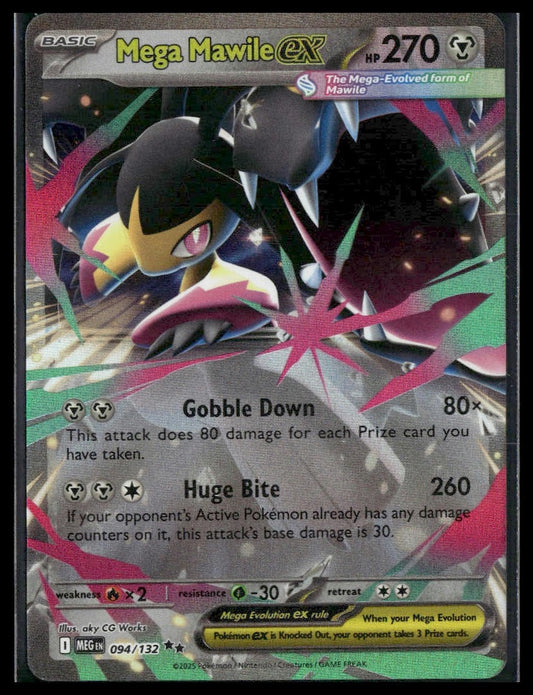 Mega Mawile ex #094/132 Mega Evolution NM